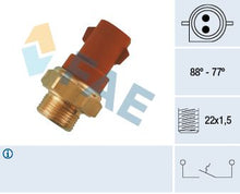 Cargar imagen en el visor de la galería, FAE 37230 Interruptor De Temperatura, Ventilador Del Radiador
