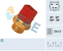 Cargar imagen en el visor de la galería, FAE 37960 Interruptor De Temperatura, Ventilador Del Radiador
