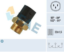 Load image into Gallery viewer, FAE 38180 Interruptor De Temperatura, Ventilador Del Radiador