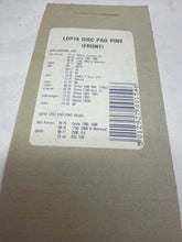 Cargar imagen en el visor de la galería, Kit de pasadores de hardware de freno marca Supra, LDP18