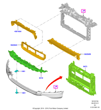 Load image into Gallery viewer, 2170609 REFUERZO FORD