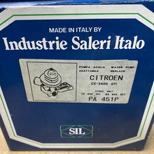 Cargar imagen en el visor de la galería, Bomba de Agua SIL PA451P para Citroën CX-2400 GTI