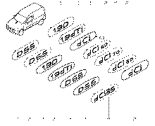 Cargar imagen en el visor de la galería, 7700310093 MONOGRAMA "D65" RENAULT
