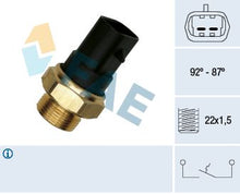 Load image into Gallery viewer, FAE 37220 Interruptor De Temperatura, Ventilador Del Radiador
