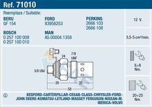 Load image into Gallery viewer, FAE 71010 Bujía De Precalentamiento
