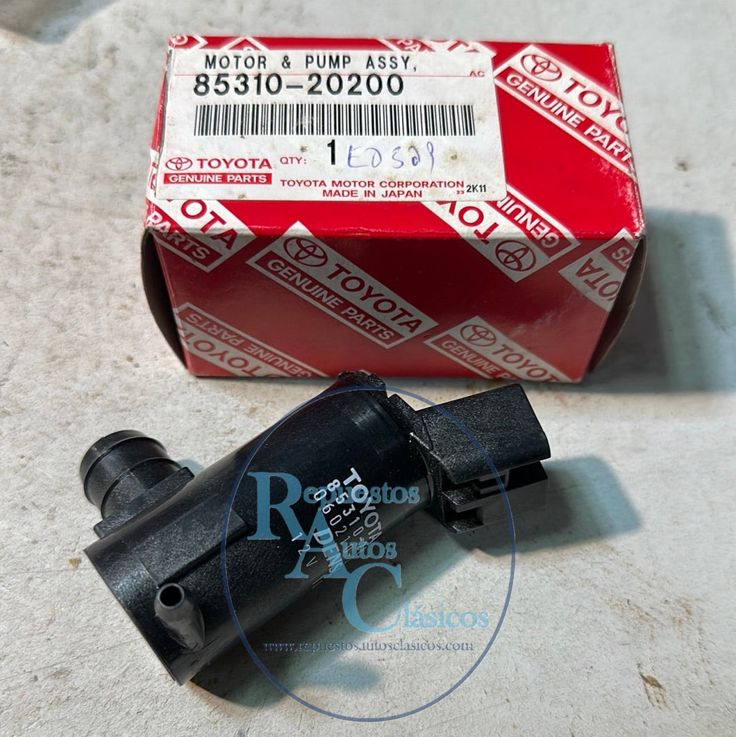 85310-20200 MOTOR AND PUMP ASSY, WINDSHIELD WASHER, toyota