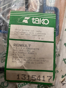 Obere Teildichtung RENAULT 4 0,852- R6 0,688-1,1 R5 0,688-0,950 TAKO S30745/1315417