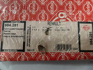 Oberteildichtung ohne Zylinderkopfdichtung RENAULT Super5-9-11 1.6D ELRING 984.281