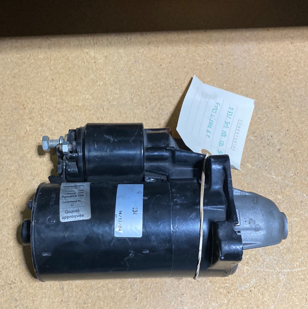 Starter motor BOSCH FORD SIERRA 2.0 0331303086586