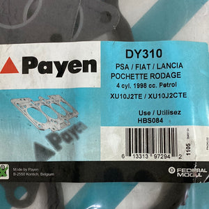 Head Gasket Set PSA FIAT LANCIA DY310