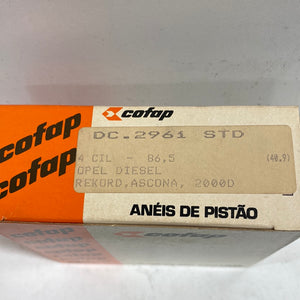 Piston Rings OPEL DIESEL DC-2961