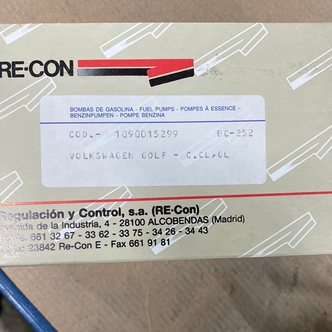 Bc 252 Bomba de Combustible RE-CON BC-252 – RepuestosAutosClasicos