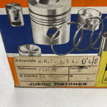 Cargar imagen en el visor de la galería, Piston Set BMC 1,5L 730801+.040”
